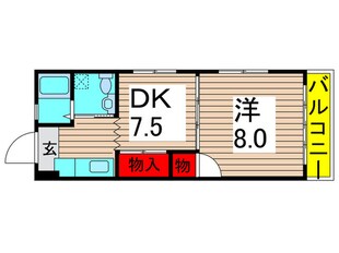 ハピネス亀有の物件間取画像